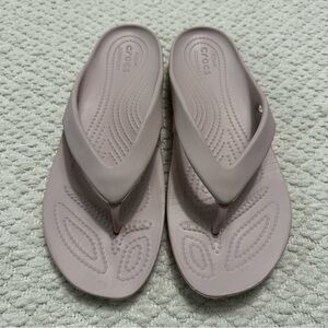 Crocs Kadee II Flip Barely Pink Women’s Size 10